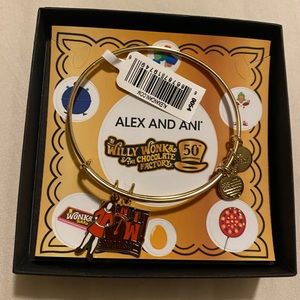 Alex and Ani Willy Wonka Veruca ‘I Want it Now!’ Charm Bangle Bracelet
